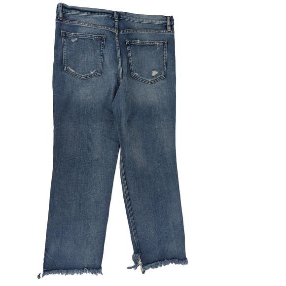 EUC Silver Jeans Womens W30/L27 Vintage Ankle Straight Distressed Raw Hem - Picture 4 of 13